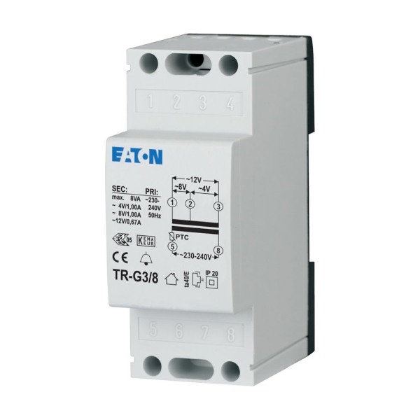 Zvonkový transformátor 8VA TR-G3/8 Eaton 272481