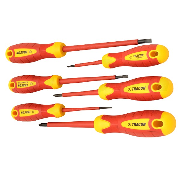 Souprava šroubováků Tracon KSET1000 s izolací do 1000V