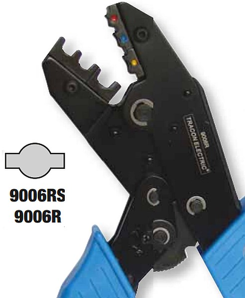 Lisovací kleště Tracon 9006RS k izolovaným kabelovým koncovkám patka a spojka