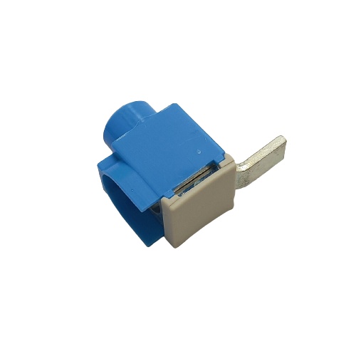 Noark 103849 ITL P 100A B Izolovaná svorka s přímým kolíkem 100A modrá