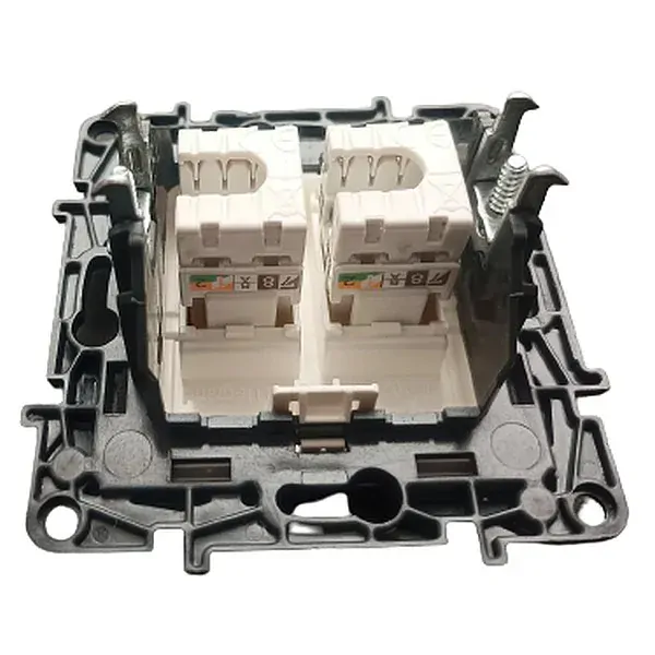 LEGRAND 863160 Niloé STEP Datová dvojitá zásuvka 2xRJ45 C5E UTP bílá