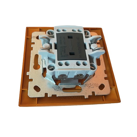 ELITE - Jednopólový vypínač č.1 světlé dřevo - dub