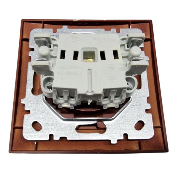 ELITE - zásuvka střední dřevo - třešeň