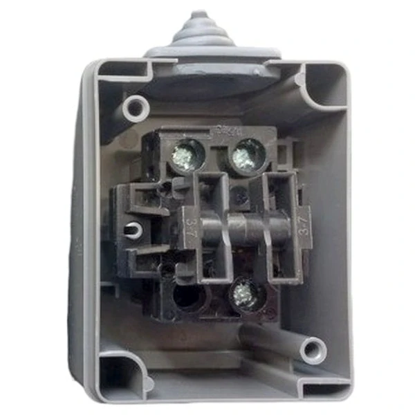 Venkovní vypínač č.5 sériový na zeď ABB 3553-05929 S, IP44, šedý