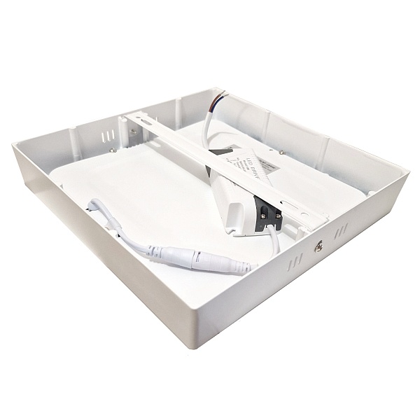 Tracon LED-DLNF-18NW Podhledové čtvercové LED svítidlo, bílé 220-240 VAC, 18 W, 1200 lm, 225×225×39mm, 4000K, IP20, EEI=G