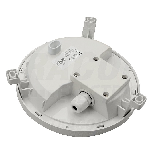 Tracon LHLMK12NW Průmyslové prachotěsné LED svítidlo, kulaté 230 V, 50 Hz, 12 W, 840 lm, 4000 K, IP54, EEI=G