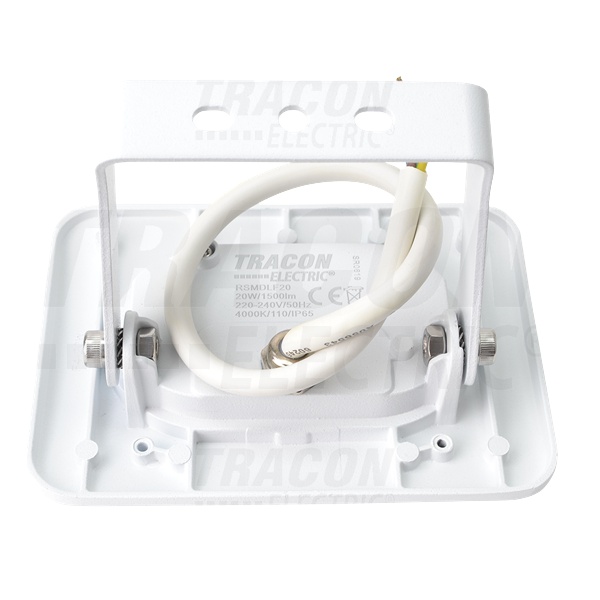 Tracon RSMDLF20 SMD reflektor, bílý 220-240V AC, 20W, 4000K, IP65, 1600lm, EEI=G