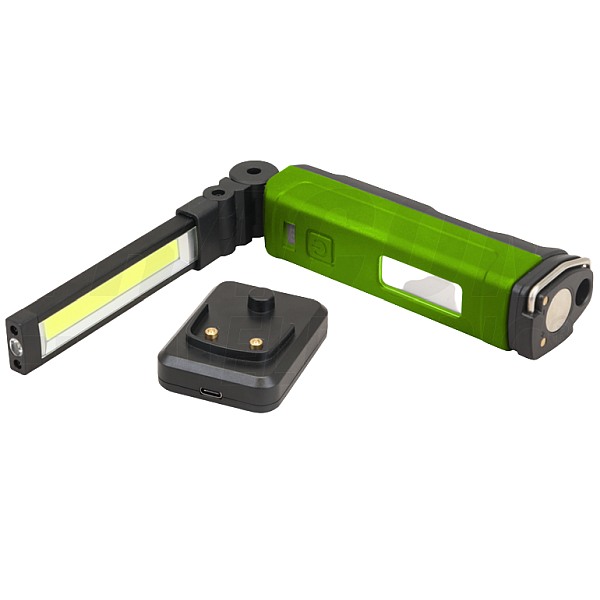 Tracon STLC10W Akumulátorová ruční LED svítilna 10/5W, 6000K, 3,7V, 2000mAh, 600/200lm, 3 h, IP44