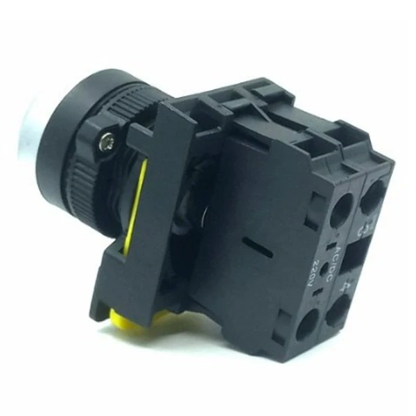 Tracon NYG3-LW Výstupní tlačítko, bílé 1×NO, 5A/230V AC-15, IP65, LED 230V AC/DC