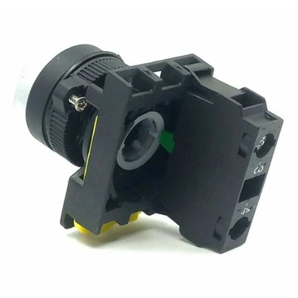 Tracon NYK3-B Klasický tlačítkový spínač modrý 1×NO, 5A/230V AC-15, IP65