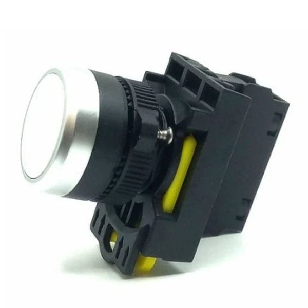 Tracon NYK3-W Klasický tlačítkový spínač bílý 1×NO, 5A/230V AC-15, IP65