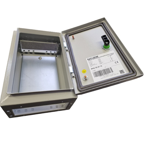 Noark 110562 IP66 oceloplechové rozvodnice MHS 30 20 15, rozměry 300x200x150 mm