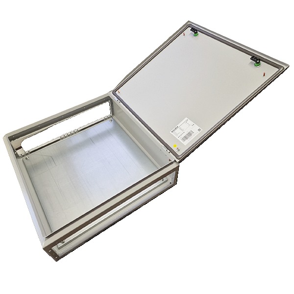 Noark 110573 IP66 oceloplechové rozvodnice MHS 60 60 20, rozměry 600x600x200 mm