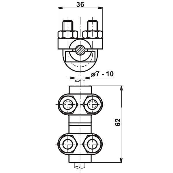 TREMIS SZb ( FeZn ) svorka zkušební *V030