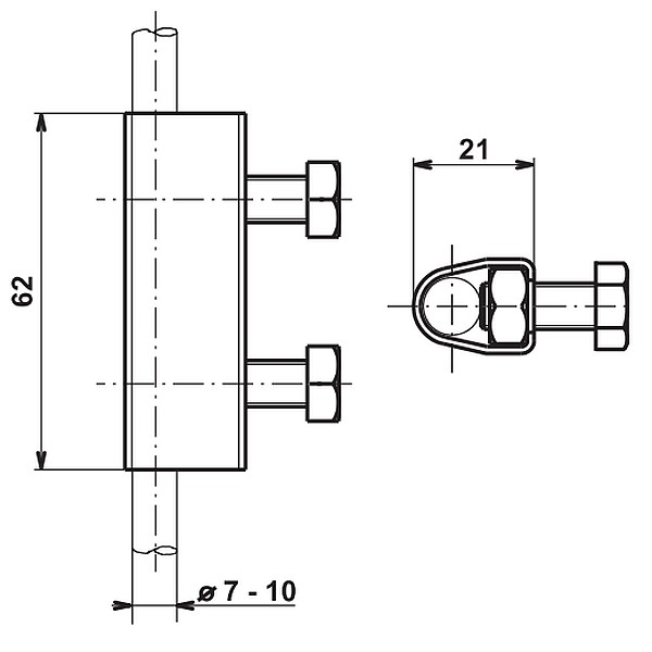 TREMIS SZc ( FeZn ) svorka zkušební *V035
