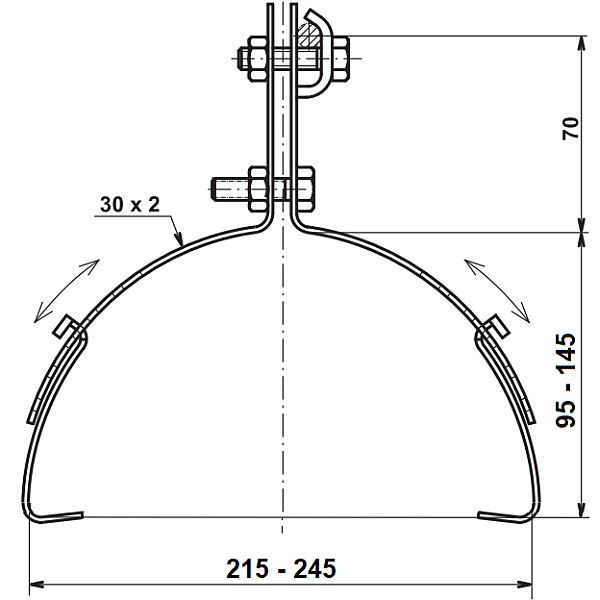 TREMIS PV 15e ( FeZn ) podp. ved. na hřeben. univ. velká *V215