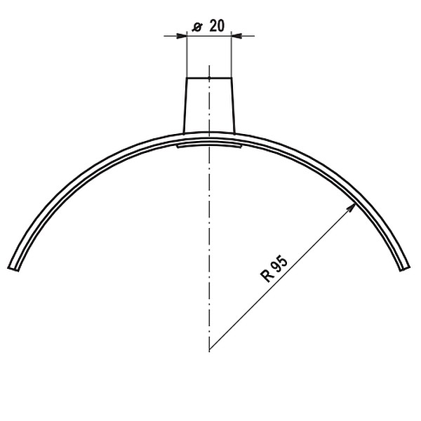 TREMIS OSD ( FeZn ) ochranná stříška dolní *V355