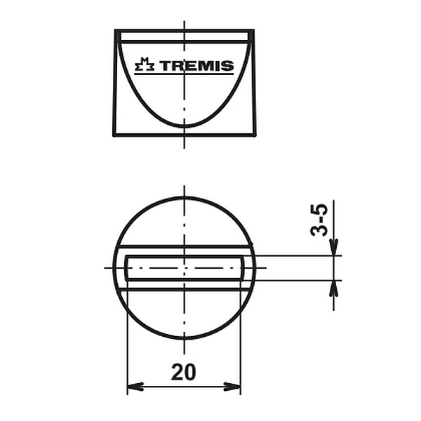 TREMIS Krytka PE ( plast ) krytka PE *VS120