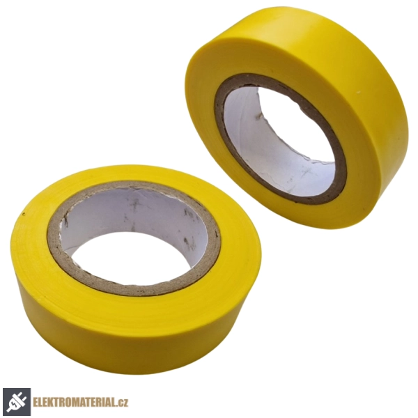 Izolační páska PVC 15x10 žlutá