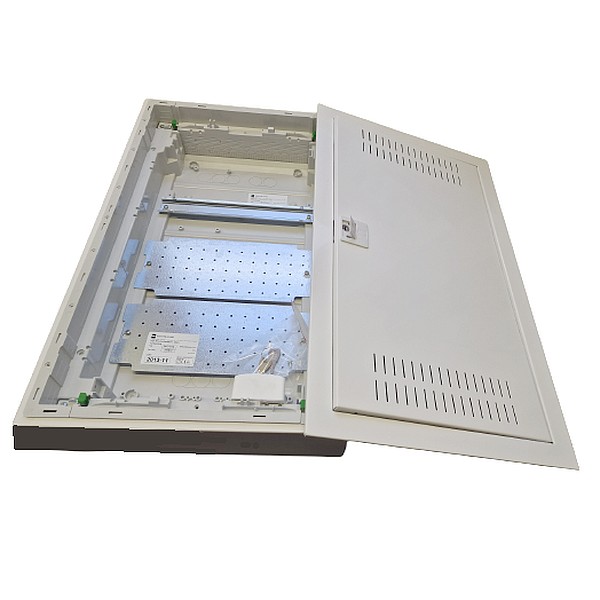 Multimediální rozvodnice SEZ C-BOX N MSF 42M na omítku IP30, perforovaná dvířka, 358x602x95 mm