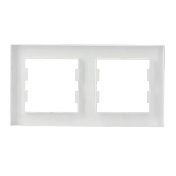 Schneider EPH5800221 Asfora Rámeček dvojnásobný - bílá