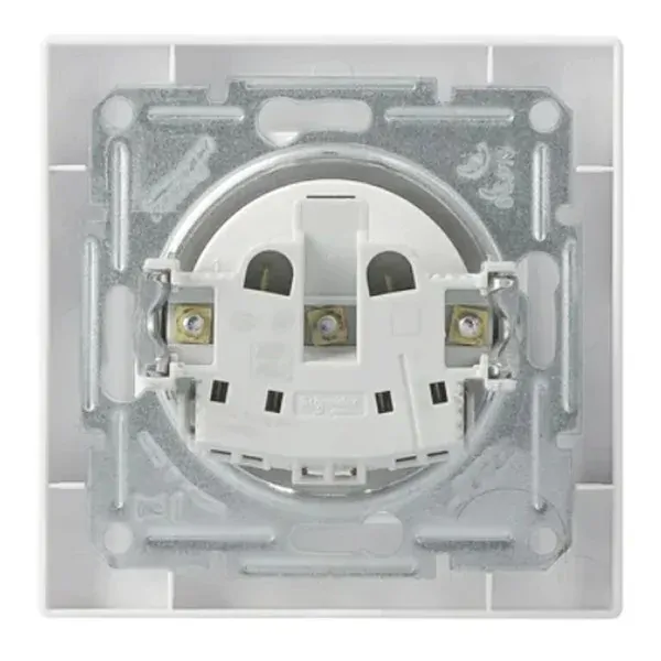 Schneider EPH2800221 Asfora Zásuvka 2P+PE, clonky - bílá