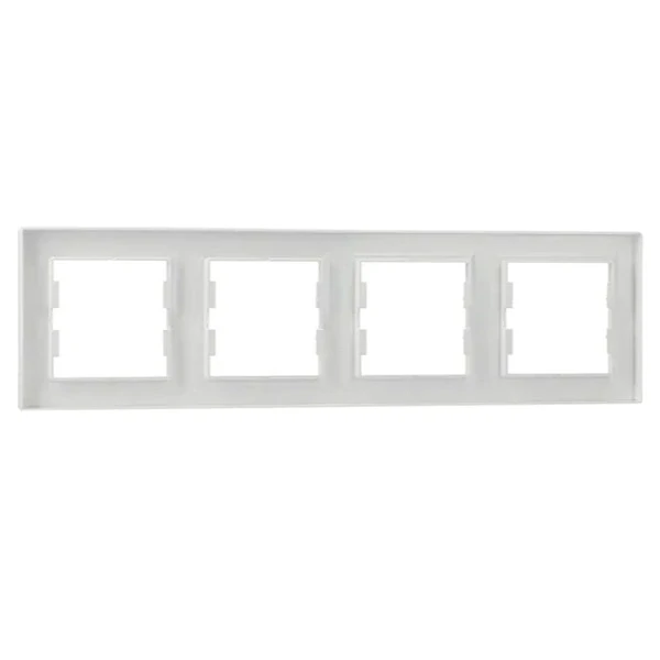 Schneider EPH5800421 ASFORA Rámeček čtyřnásobný - bílá