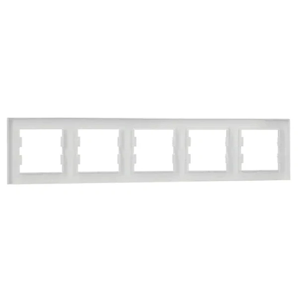 Schneider EPH5800521 ASFORA Rámeček pětinásobný - bílá