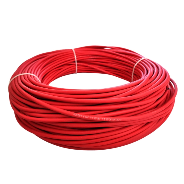 Solarkabel H1Z2Z2-K 6 rt rudý průřez 6mm2