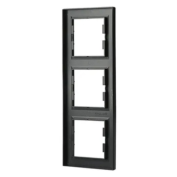 Asfora Krycí rámeček trojnásobný vertiální, antracit SCHNEIDER EPH5810371