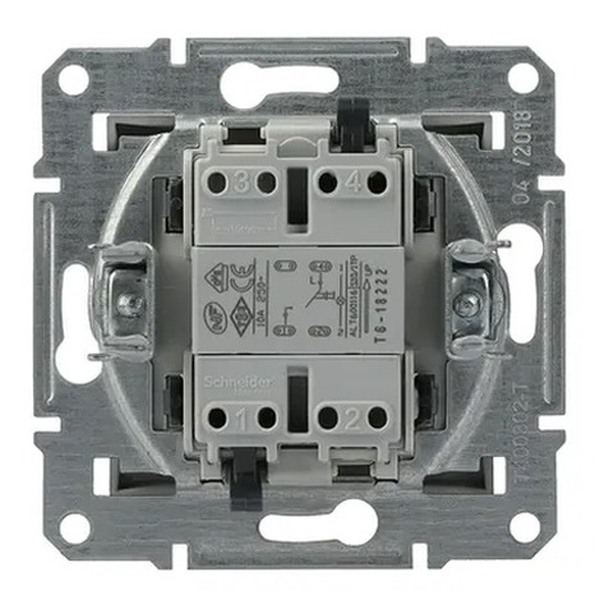 Asfora Tlačítko 'zvonek'orientační kontrolka 1/0So antracit SCHNEIDER EPH1700171