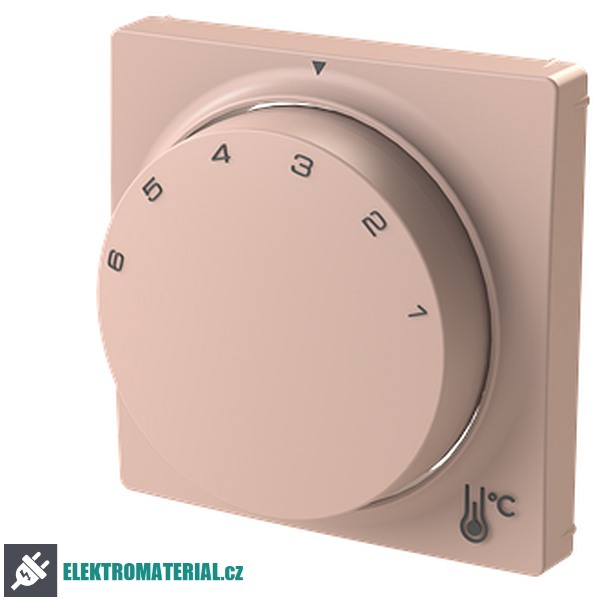 ABB 3292T-A00300 242 ZONI Kryt termostatu prostorového s otočným ovládáním pudrová