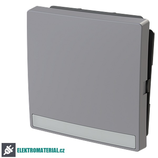 ABB 3559T-A00610 241 ZONI Kryt spínače jednoduchý, s popisovým polem šedá