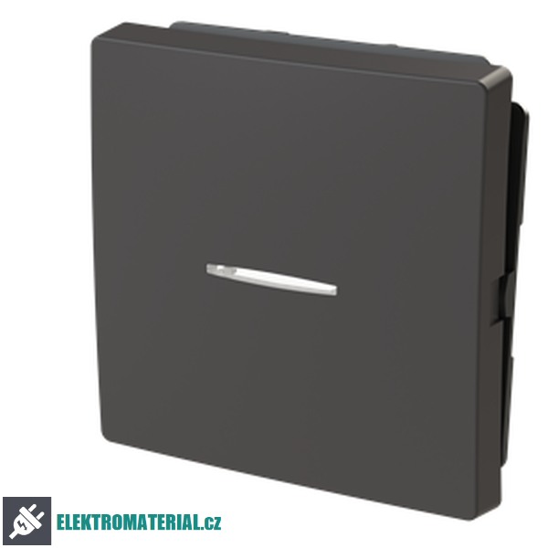 ABB 3559T-A00653 237 ZONI Kryt spínače jednoduchý, s průzorem matná černá