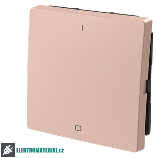 ABB 3559T-A00655 242 ZONI Kryt spínače jednoduchý s potiskem, pro řazení 2 pudrová