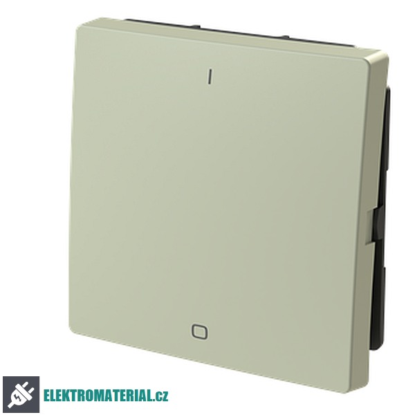 ABB 3559T-A00655 243 ZONI Kryt spínače jednoduchý s potiskem, pro řazení 2 olivová