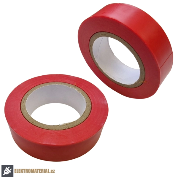 Izolační páska PVC 15x10 červená