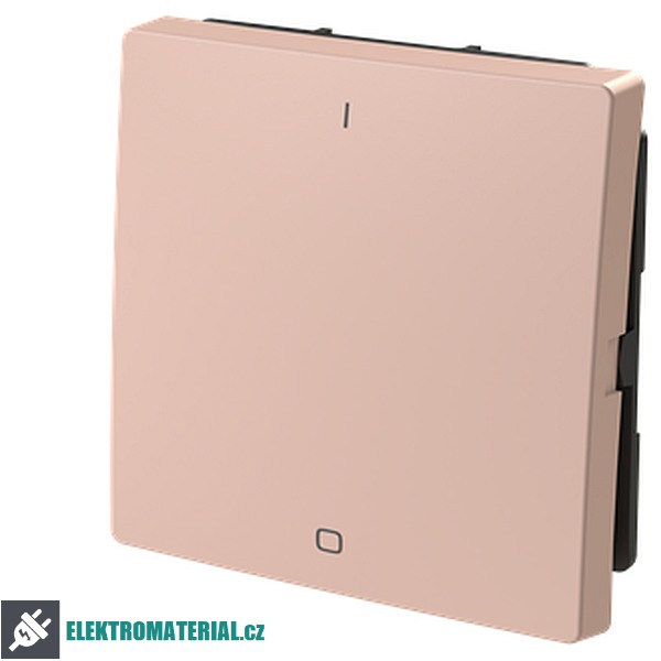 ABB 3559T-A00933 242 ZONI Kryt spínače jednoduchý s potiskem, pro řazení 3 pudrová