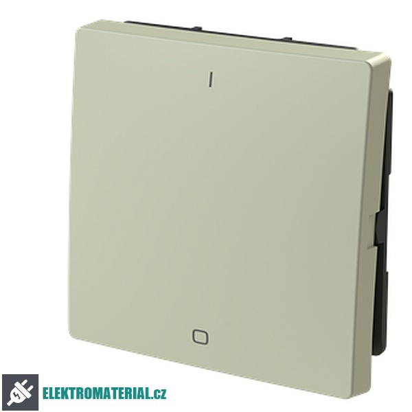 ABB 3559T-A00933 243 ZONI Kryt spínače jednoduchý s potiskem, pro řazení 3 olivová