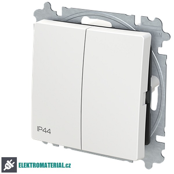 ABB 3559T-A05940 240 ZONI Přepínač sériový, s krytem, řazení 5, IP44 matná bílá