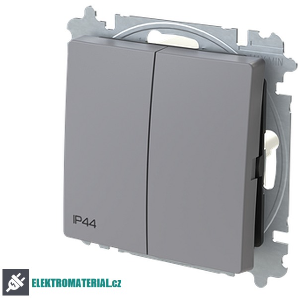 ABB 3559T-A05940 241 ZONI Přepínač sériový, s krytem, řazení 5, IP44 šedá