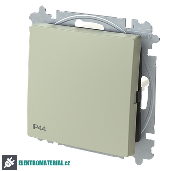 ABB 3559T-A06940 243 ZONI Přepínač střídavý, s krytem, řazení 6, IP44 olivová