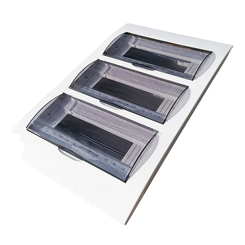 Elektrický rozvaděč SEZ STI611-36 36M modulový pod omítku transparentní dvířka