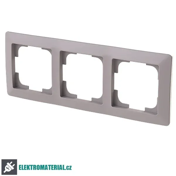 ABB 3901T-A00030 144 ZONI Rámeček trojnásobný, pro vodorovnou i svislou montáž greige / bílá