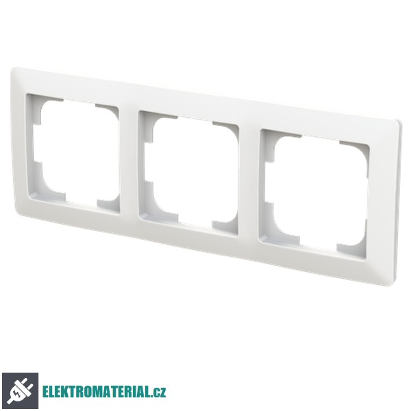 ABB 3901T-A00030 240 ZONI Rámeček trojnásobný, pro vodorovnou i svislou montáž matná bílá