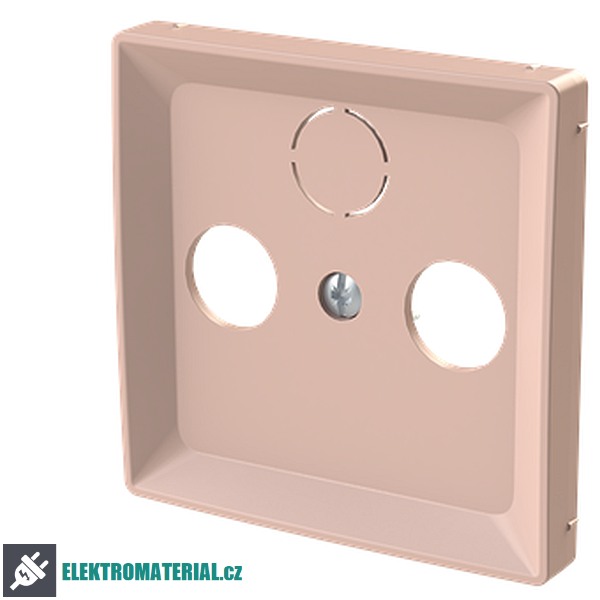 ABB 5011T-A00300 242 ZONI Kryt zásuvky televizní, rozhlasové (a satelitní) pudrová