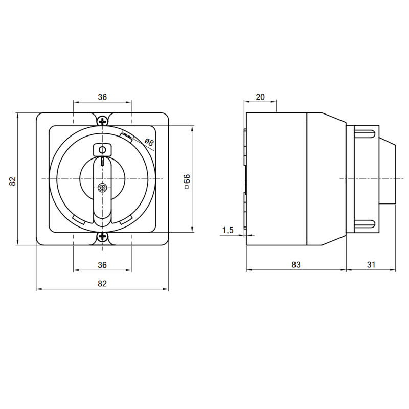 SEZ S16 JPUM 1103 A6R Vačkový spínač