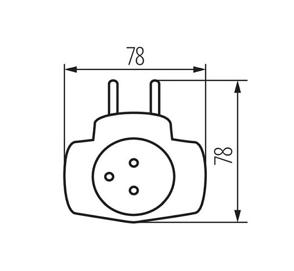 KANLUX 02181 ZARK KRW-3 Rozbočka