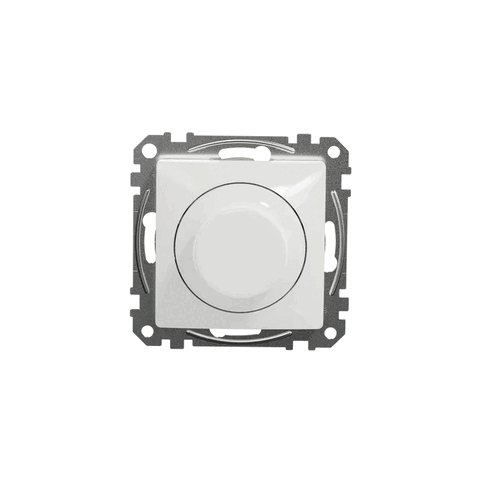 SCHNEIDER SDD111502 SEDNA Univerzální otočný LED stmívač, bílá