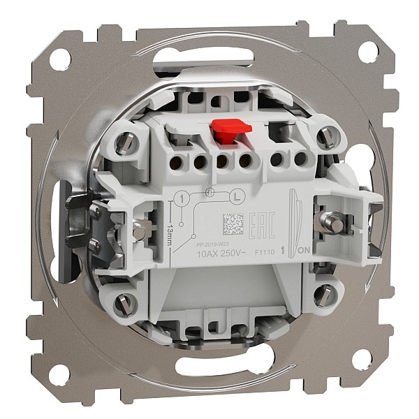 SCHNEIDER SDD113101 SEDNA Spínač jednopólový ř.1, alu